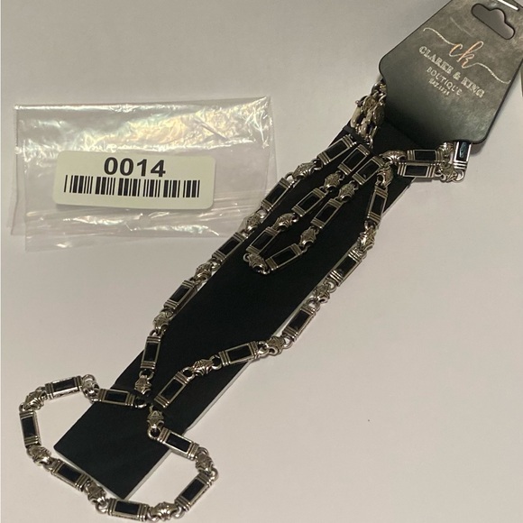 Men’s Grass Pattern Necklace & Bracelet Set Fashion Cool Retro - Picture 6 of 6